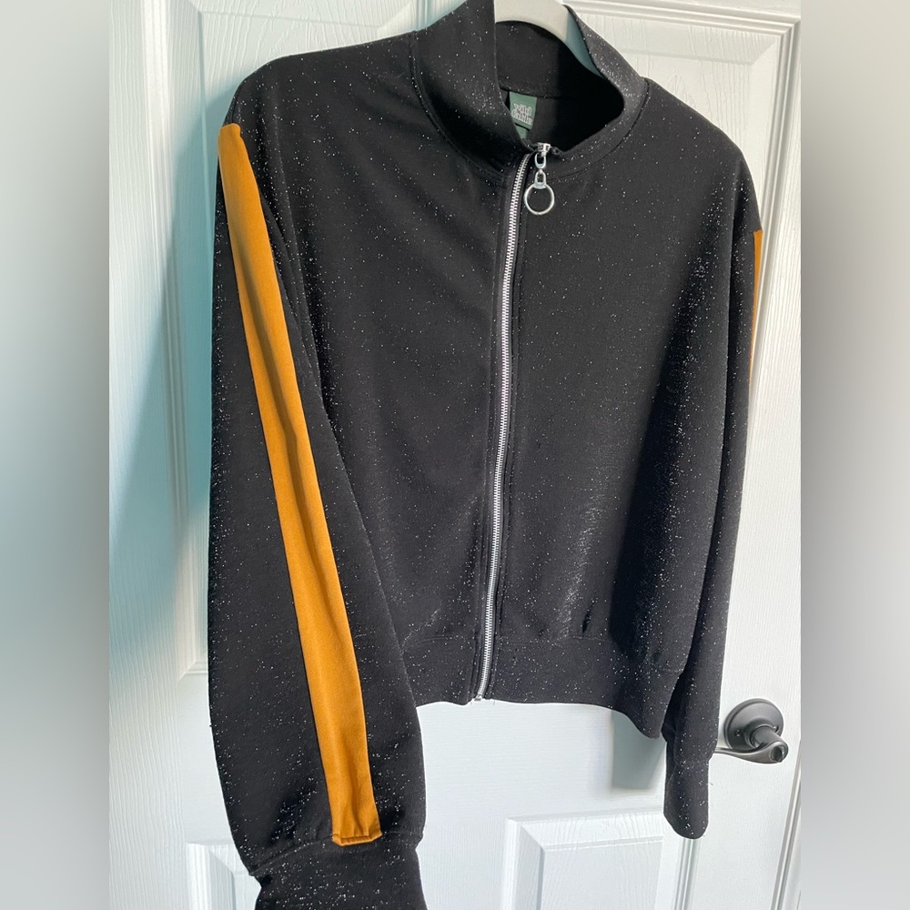 Sparkle Bomber Style Jacket